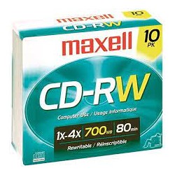 CD MAXELL/TDK RE 80M