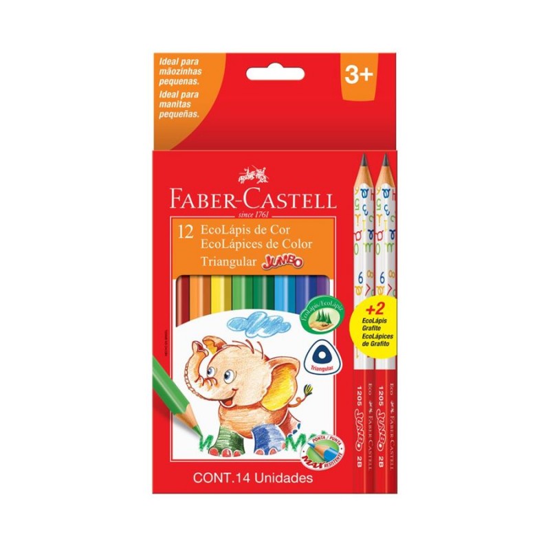 LAPICES DE COLORES X 12 FABER-CASTELL