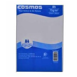 PAPEL OBRA T/ OFICIO BLANCO COSMOS X 50 UNID