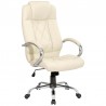 SILLA OFICINA GIRATORIA EJECUTIVA Y-2767 ECOCUERO BLANCO CONSUMER