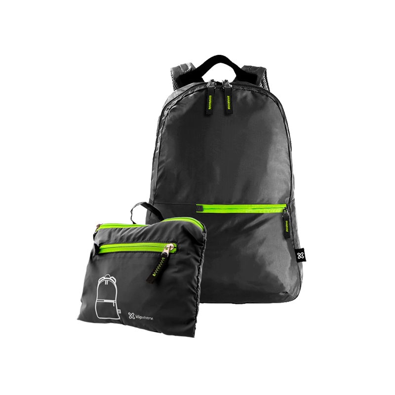 MOCHILA KLIP KFB-001 PLEGABLE NEGRO