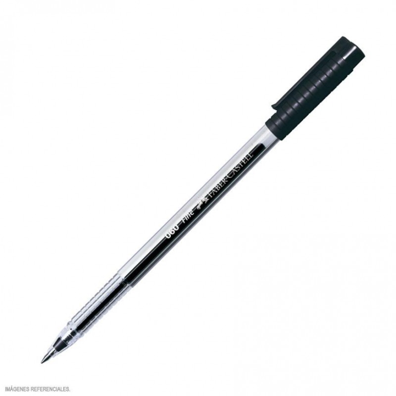 BOLIGRAFO FABER-CASTELL BALL POINT 062 NEGRO