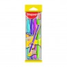 BOLIGRAFO MAPED ICE SURTIDO BLISTER X 4 224546