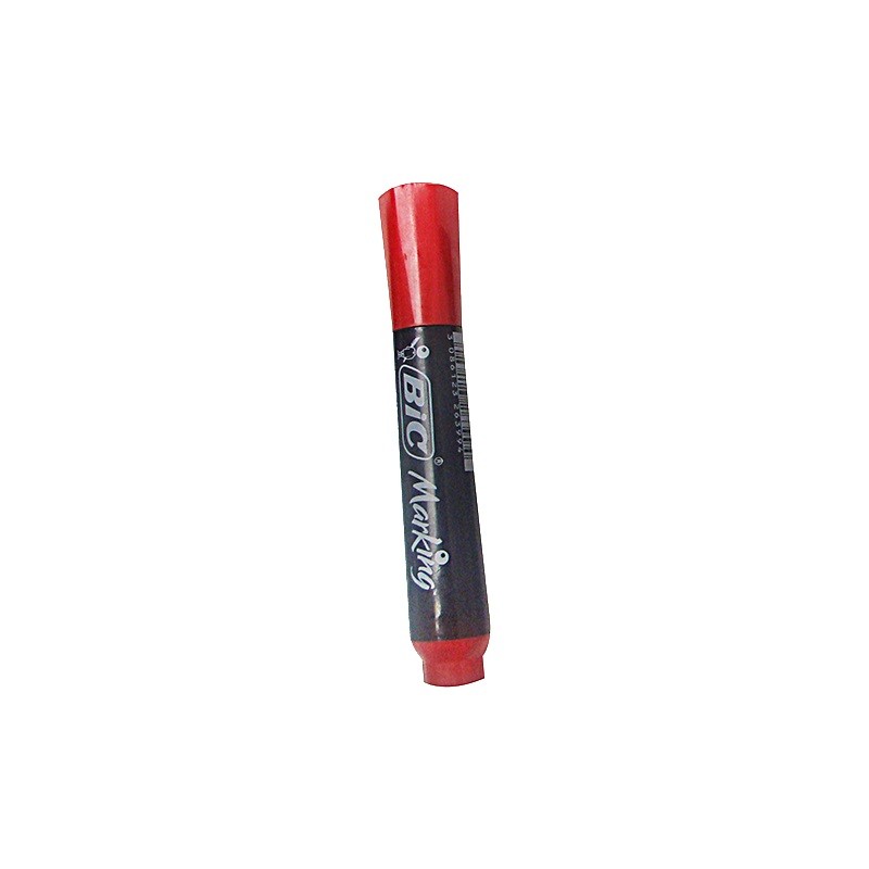 MARCADOR PERMANENTE BIC ROJO