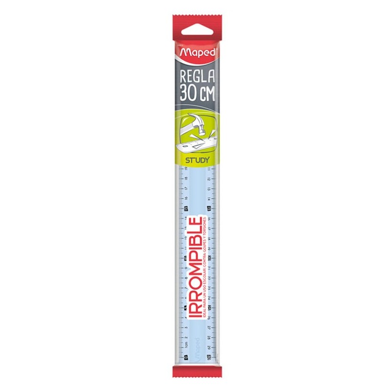 REGLA MAPED STUDY 30CM IRROMPIBLE 245612