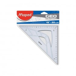 ESCUADRA MAPED CELESTE 26CM...