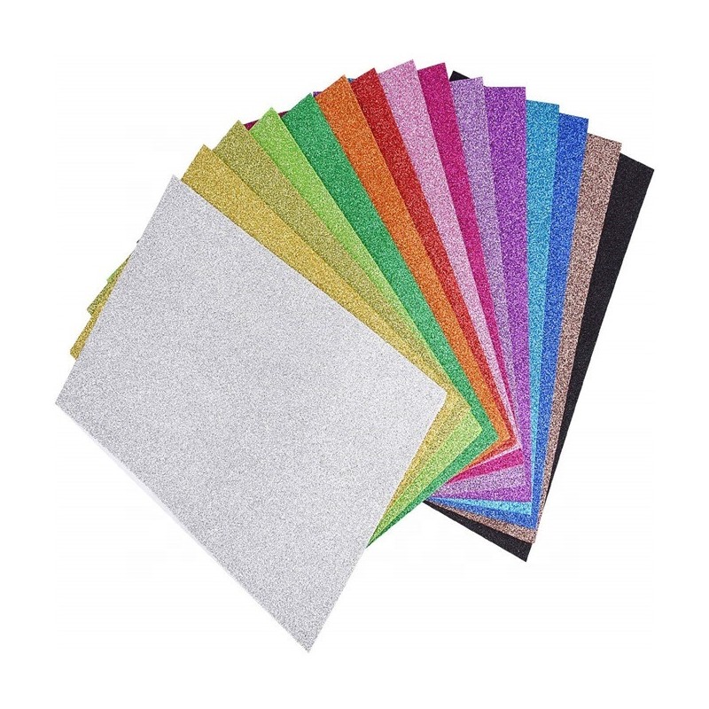 GOMA EVA 40X50 GLITTER COLORES VARIOS