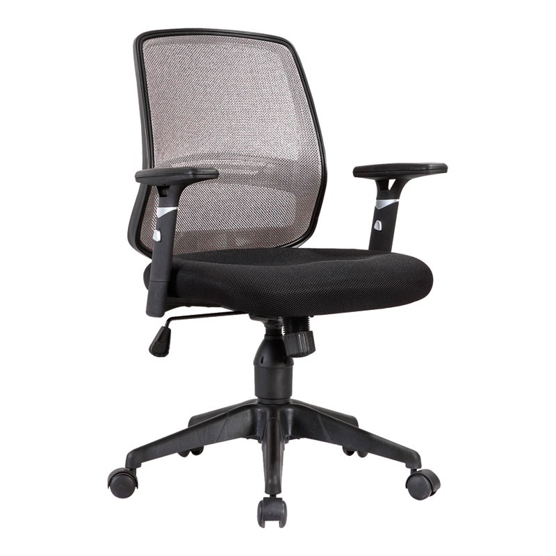 Silla Giratoria Oficina Lite Gris/Negro