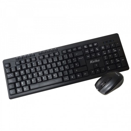 KIT TECLADO/MOUSE KOLKE INALAMBRICOS KEK-195