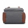 MOCHILA KOLKE KVM-534 15,6" GRIS CLARO Y MARRON
