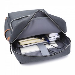 MOCHILA KOLKE KVM-534 15,6" GRIS CLARO Y MARRON