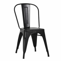 SILLA TOLIX LEVEL NEGRO CON RESPALDO