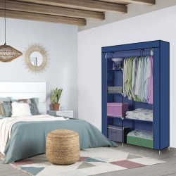 ROPERO DECOTEAM DDR-005 AZUL 105*45*170CMS