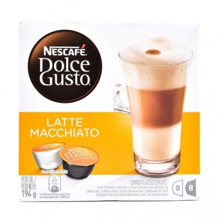 CAFE NESCAFE DOLCE GUSTO LATTE MACCHIA  112 GR