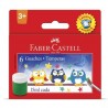 TEMPERA FABER-CASTELL GUACHE 15ML X 6 UNID. - COD 163006