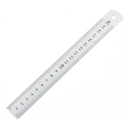 REGLA DE METAL 20CM